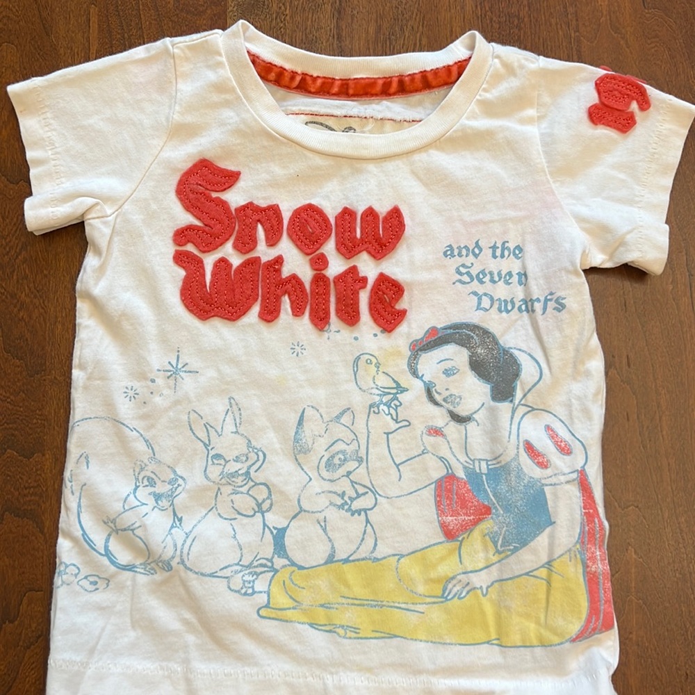 Peek Snow White Shirt. 6-12m